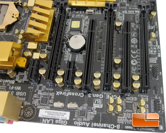 ECS Z77H2-AX Golden Intel Z77 Motherboard Layout