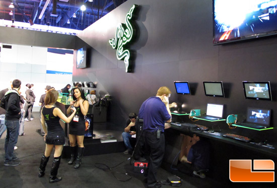 E3 2012 Razer Booth