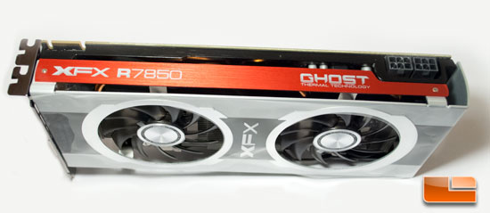 XFX 7850 Black Edition Card Top