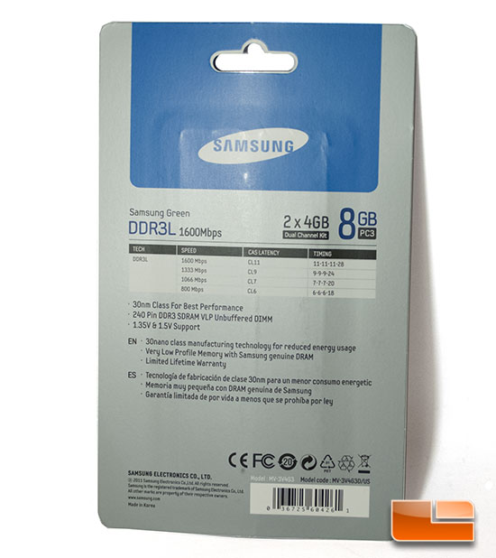 Samsung MV-3V4G3D/US Package Back
