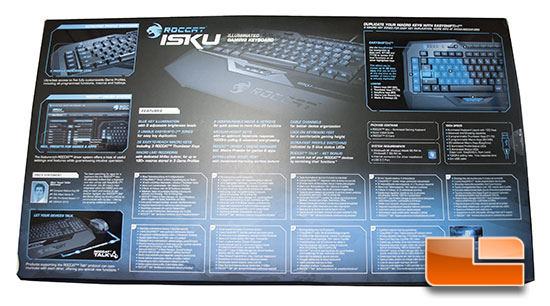 Roccat Isku Box Back