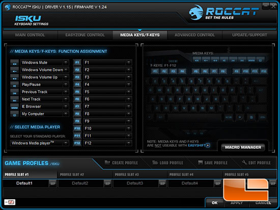 Roccat Isku Software