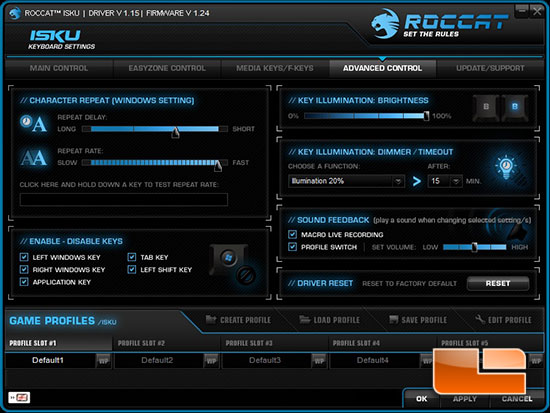 Roccat Isku Software