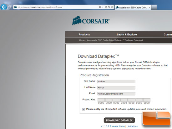 Corsair Accelerator Software