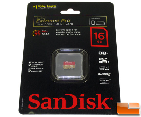 SanDisk Extreme Pro microSDHC UHS-I card