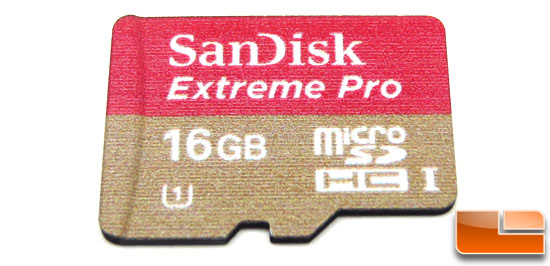 SanDisk Extreme Pro microSDHC UHS-I card