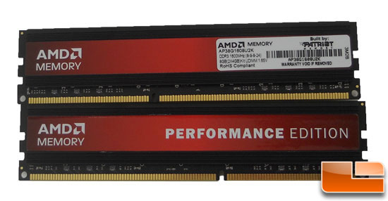AMD 8GB 1600 MHz Performance Edition Memory Kit Review
