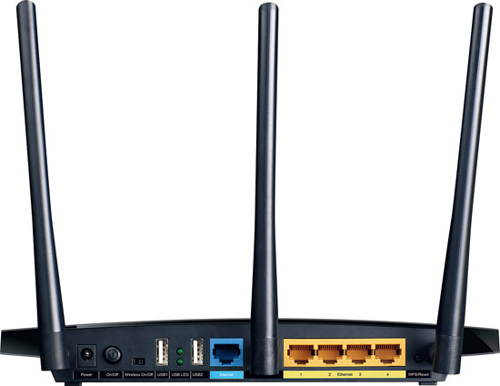 TP-Link TL-WDR4300 N750 rear