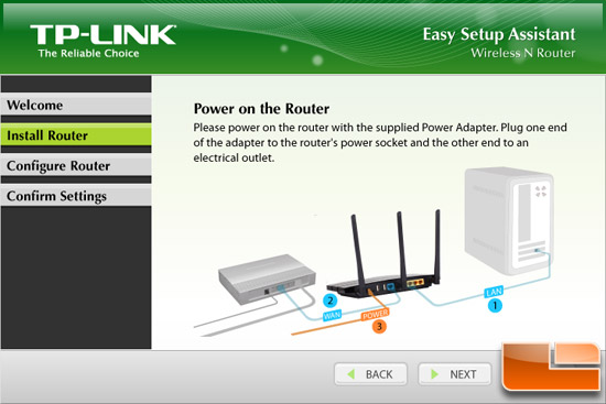 TP-Link N750 GUI