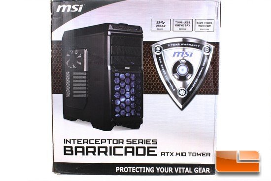 MSI Barricade Box Front