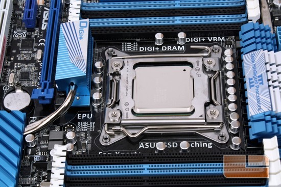 ASUS P9X79 Deluxe CPU Area