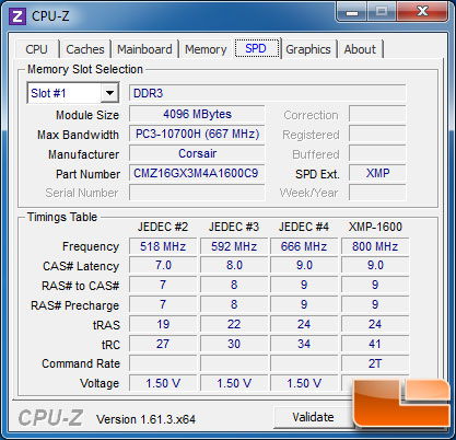 CyberPower Gmaer Ultra 2098 CPU-Z