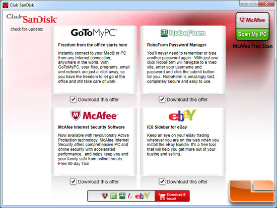SanDisk Apps and Utilities