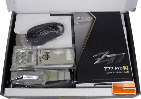 ASRock Z77 Pro3 Motherboard Retail Packaging