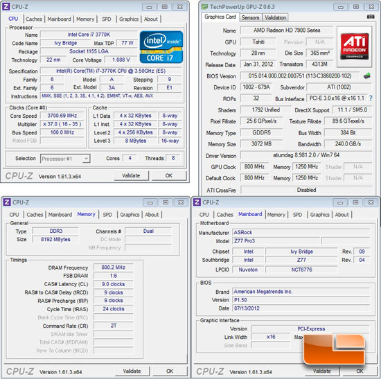 ASRock Z77 Pro3 Intel Z77 System Settings