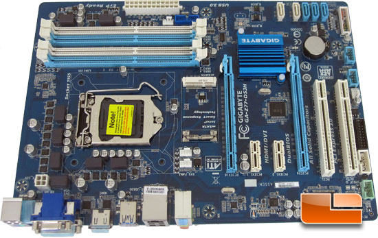 GIGABYTE Z77-DS3H Intel Z77 Motherboard Layout