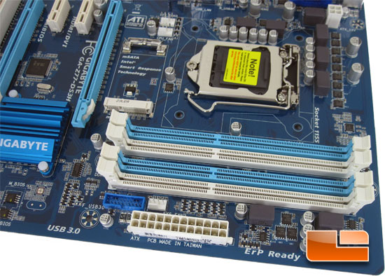 GIGABYTE Z77-DS3H Intel Z77 Motherboard Layout