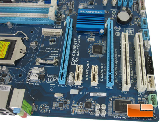 GIGABYTE Z77-DS3H Intel Z77 Motherboard Layout