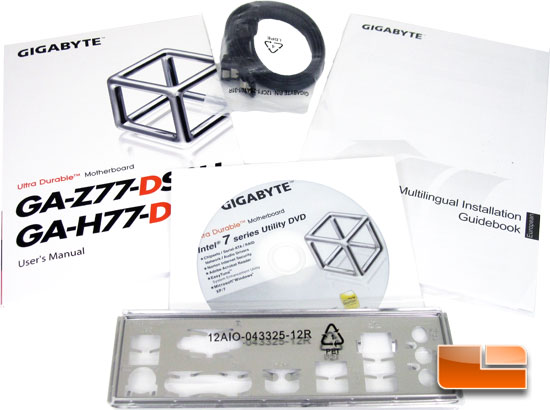 GIGABYTE Z77-DS3H Retail Box and Bundle