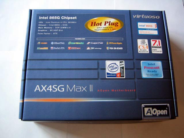 AOpen AX4SG Max I865G Motherboard