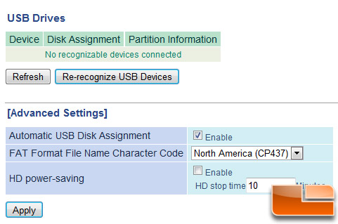 Buffalo WZR-D1800H AC Router GUI