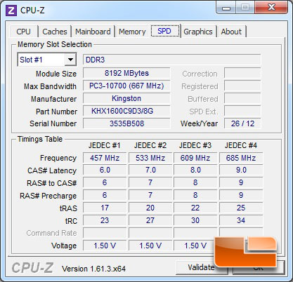 Kingston 16Gb KHX1600C10D3B1K2/16G Memory Kit Review Kingston 16Gb KHX1600C10D3B1K2/16G Memory Kit Review