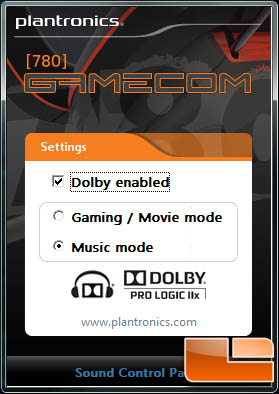 Plantronics GameCom 780 software
