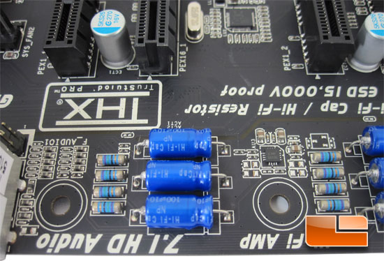 BIOSTAR Hi-Fi Z77X Audio components