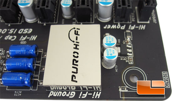 BIOSTAR Hi-Fi Z77X Audio components