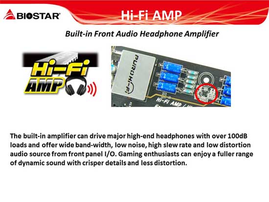 BIOSTAR Z77X Hi-Fi Audio BIOSTAR Z77X Hi-Fi Audio