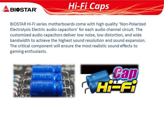 BIOSTAR Z77X Hi-Fi Audio BIOSTAR Z77X Hi-Fi Audio