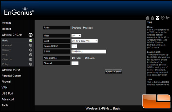 EnGenius ESR750 Setup