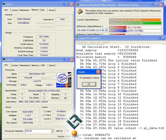 Corsair 5400UL Overclocked SuperPi