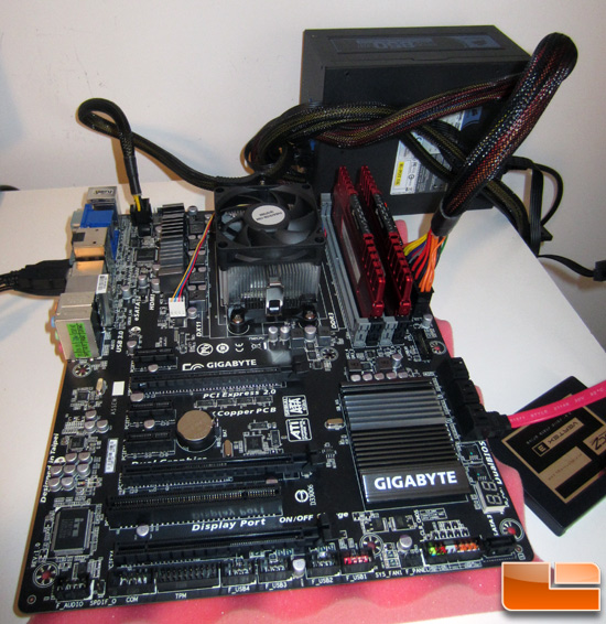 AMD A85 Test System AMD A85 Test System