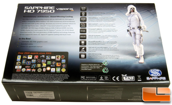 Sapphire HD7950 Vapor-X Card Retail Box