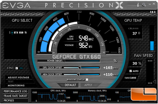 EVGA Precision 3.0.3 Overclocking Utility