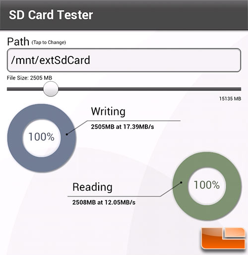 SD Card Tester App
