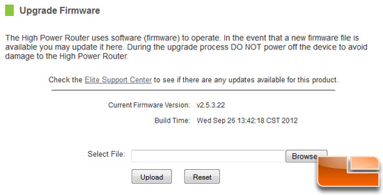 Amped Wireless R20000G Firmware GUI