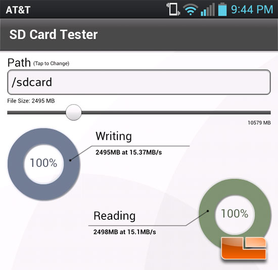 LG Optimus G Flash Memory Tests