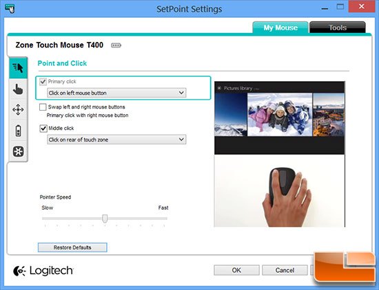 Logitech Setpoint Mouse Software