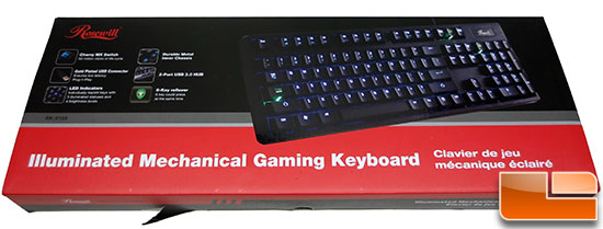 Rosewill RK-9100 Illuminated Mechanical Gaming Keyboard Review