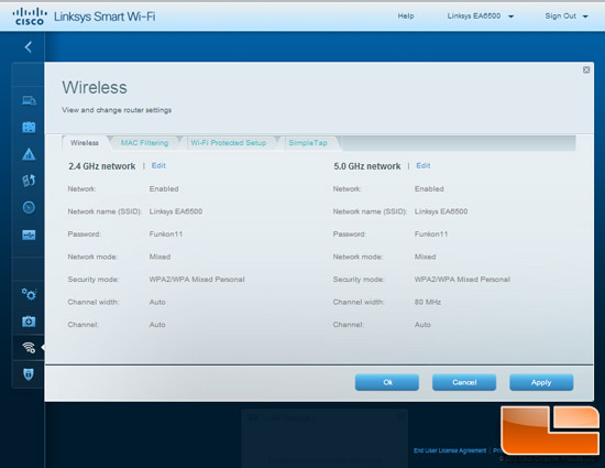 Cisco Linksys EA6500 Configuration Cisco Linksys EA6500 Configuration