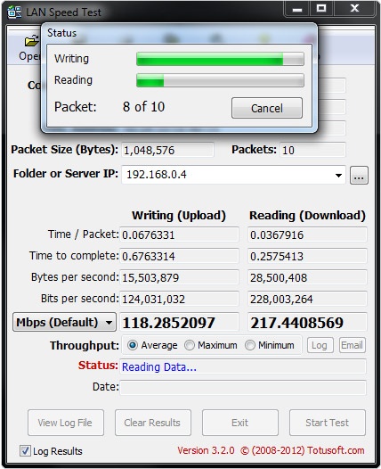 TotuSoft LAN Speed Test v3