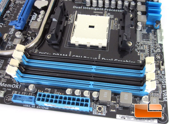 ASUS F2A85-V Pro AMD Socket FM2 Motherboard Layout