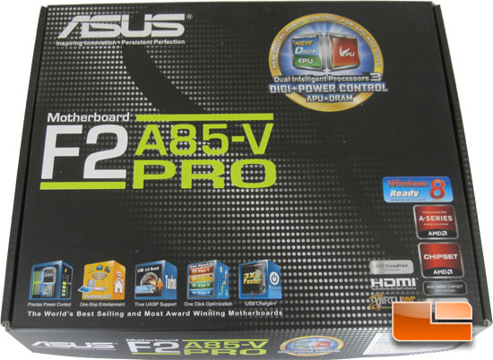 ASUS F2A85-V Pro Retail Box and Bundle