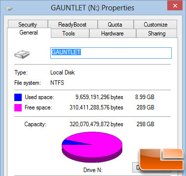 Patriot Gauntlet 320 Properties