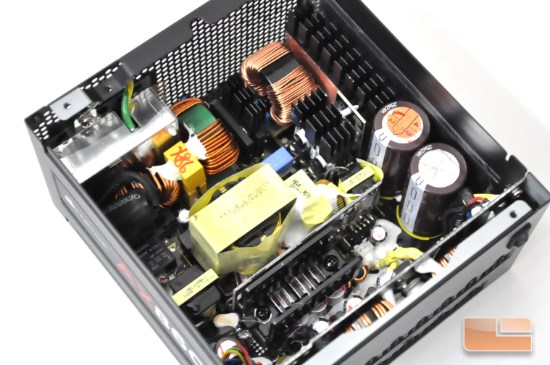 Inside the Corsair AX860 unit