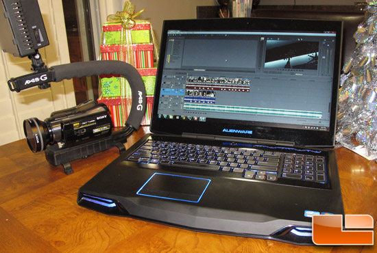 Alienware M17XR4 with Sony Vegas Pro 12