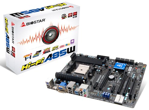 BIOSTAR Hi-Fi A85W Motherboard Review