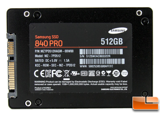 Samsung 840 Pro 512GB